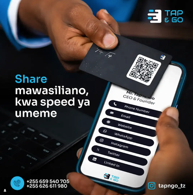 Tap & Go Card (Material - Metal)