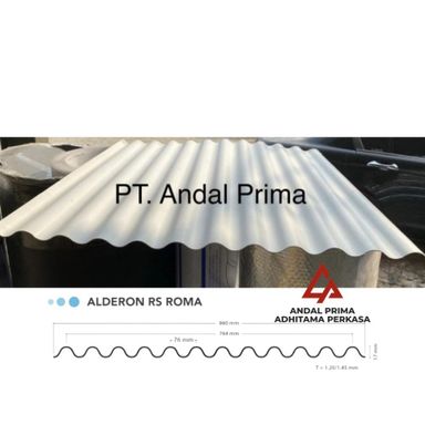 Atap Alderon RS / single 1.2mm