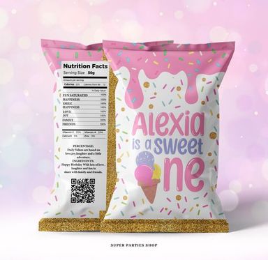 PERSONALIZED CHIP BAG