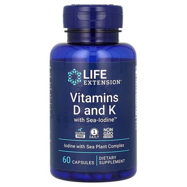 Vitamins D and K with Sea-Iodine