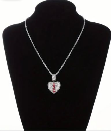 Ice cold love pendant chain