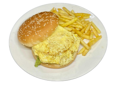 Burger Egg Omelette