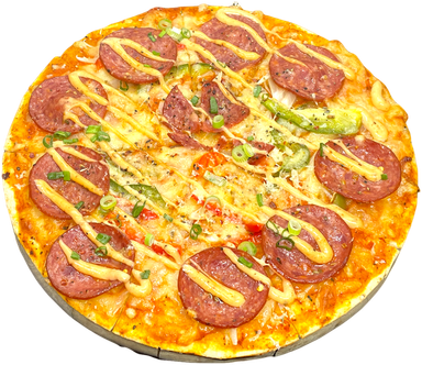 Beef   Pepperoni Pizza