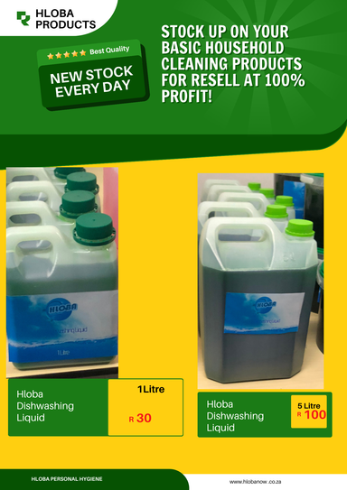 HLOBA ANTIBACTERIAL DISHWASHING LIQUID 5 Litre 