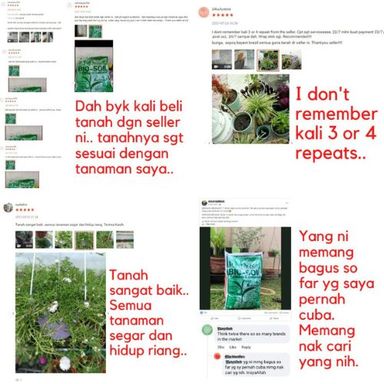 2. [Order Tambahan] Biosoil 28L @12kg; Harga Diskaun RM12/bag, Sah Dengan [Pakej Utama] RM150/10bag pertama.