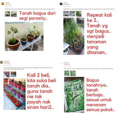 2. [Order Tambahan] Biosoil 28L @12kg; Harga Diskaun RM12/bag, Sah Dengan [Pakej Utama] RM150/10bag pertama.