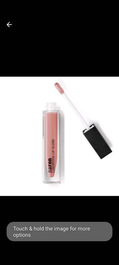 Luxurious lip gloss 