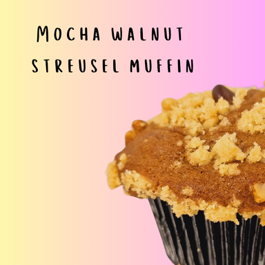 Mocha Walnut Streusel Muffin