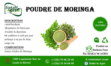 POUDRE DE MORINGA