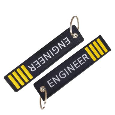 Embroidered "Engineer" Key Chain