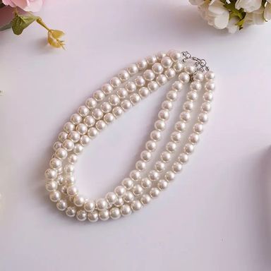 10mm collier de perles superposées