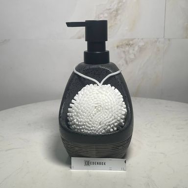 (SB38) MIZA SOAP DISPENSER 11CM17CM5.5CM / 450ML BLACK