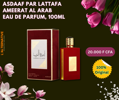 Lattafa Asdaaf Ameerat Al Arab Eau De Parfum, 100 ML