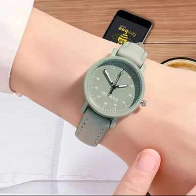 PU Leather Strap Watch 