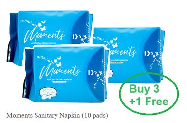 Santé Moments Sanitary Napkin ( 3+1 )