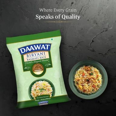 Daawat Basmati Rice/Basmati Akki - Biryani, 5 kg Bag