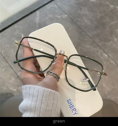 Transparent Computer Glasses Frame Women Men Anti Blue Light polygon Eyewear Blocking Glasses Optical Spectacle Eyeglass