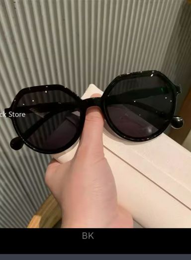 Round Frame Sunglasses Ins Trend Big Frame Sunglasses