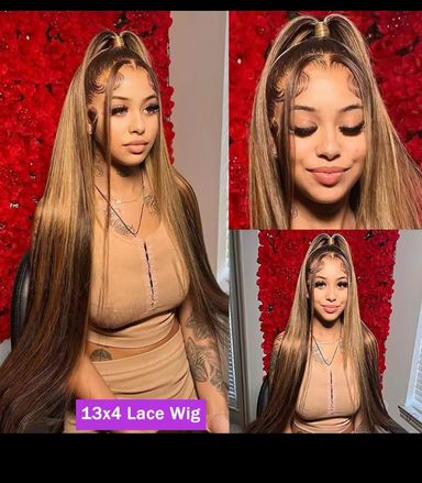 Highlight Wig Frontal, Natural Hairline Preplucked 