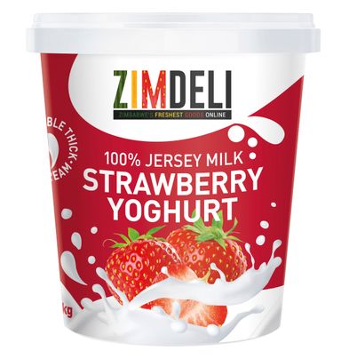 Double Thick Double Cream Strawberry Yogurt