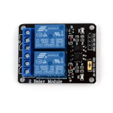 2 channel active low relay module