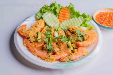 បង្គាឆាពងទាប្រៃ