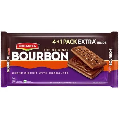 Britannia The Original Bourbon Creme Biscuit - With Chocolate