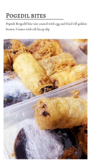 Pogedil Bites (Beef) comes with cili kicap