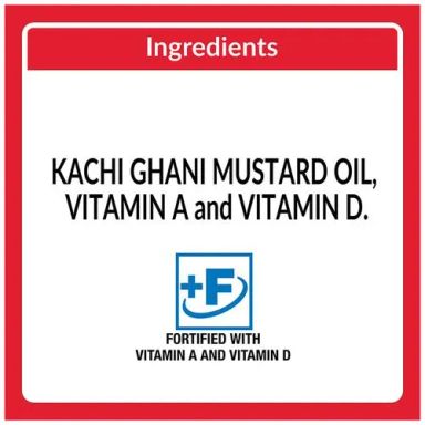 Dalda Kachi Ghani Mustard Oil, 1 L Bottle