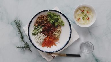 Jjolmyeon (2 servings)