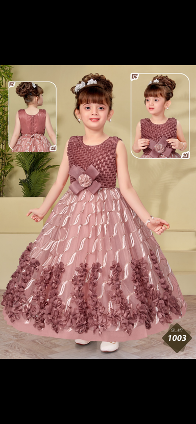 Foreign trade children puffy princess gown