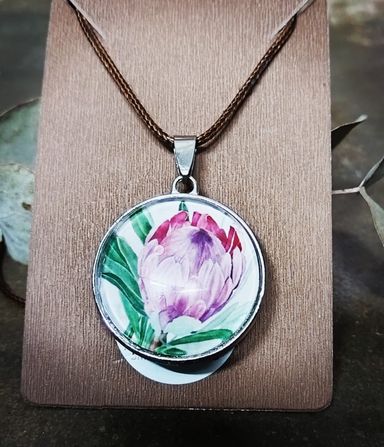 Photo glass dome necklaces 