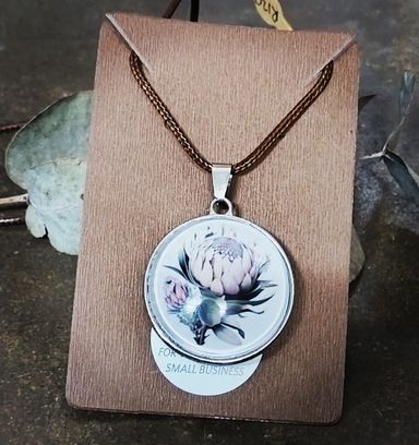 Photo glass dome necklaces 