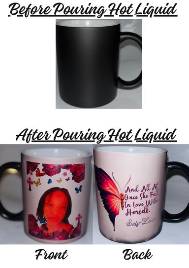 Magic Mug With A Picture & Message