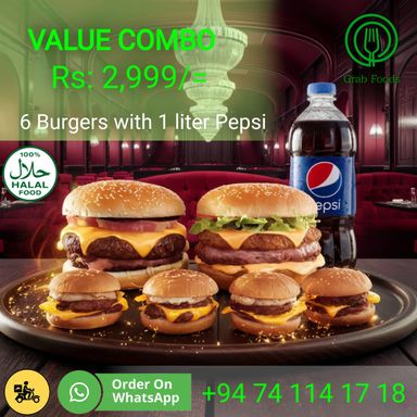 Grab Combo Burger 