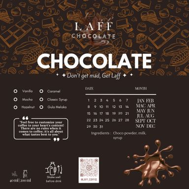 Laff Chocolate - Hazelnut