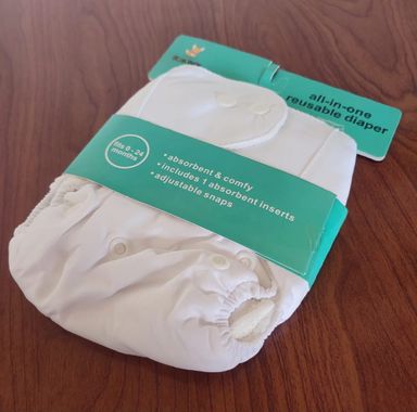 Kids' Free Size Reusable Cloth Diaper + Insert (0-24 Months)