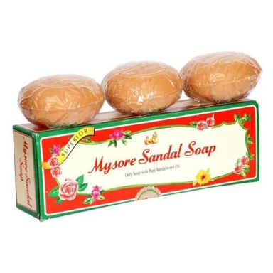 Mysore Sandal Superior Soap, 150 g (Pack of 3)