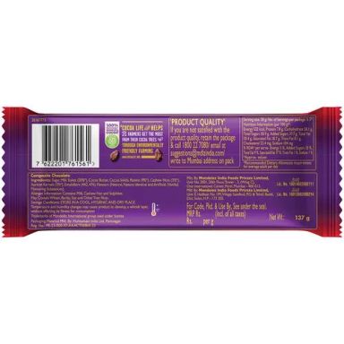 Cadbury Dairy Milk Silk Fruit & Nut Chocolate Bar, 3 x 137 g Multipack