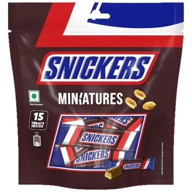 Snickers Miniatures Chocolate, 180 g Pouch