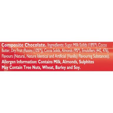 Cadbury Dairy Milk Fruit & Nut Chocolate Bar, 6 x 80 g Multipack