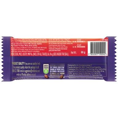 Cadbury Dairy Milk Fruit & Nut Chocolate Bar, 6 x 80 g Multipack