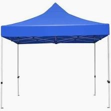 ECONOMY GAZEBO WITH 4 CORNERS PRINT (STEEL 3M X 3M)