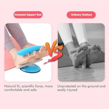 Barre d'assise réglable pour le sol, appareil d'assistance assis portable pour entraîneur abdominaux