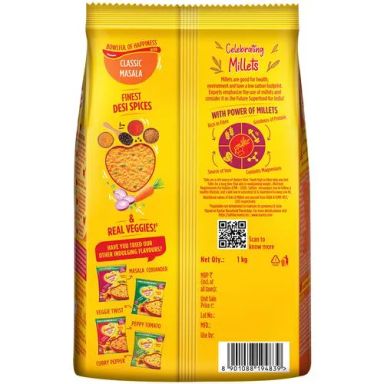  Saffola Masala Oats - Classic Masala, 1 kg Pouch