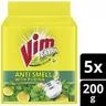 Vim Anti Smell Dishwash Bar Multipack, 200 g (Pack of 5)