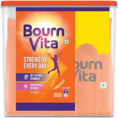 Cadbury Bournvita Chocolate Nutrition Drink, 750 g ((Pack of 2 Pouch) Container 1.5 kg)