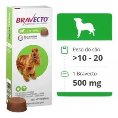 Bravecto Verde >10 Kg -20 Kg