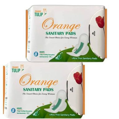 Orange Combo 16 In One Pack Ultra Thin Sanitary Pads (Smart Choice For Every Woman )x2