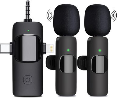 Microphone for iPhone, iPad, Android.Camera, USB-C Wireless